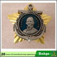 Medalla militar de metal Insignia militar